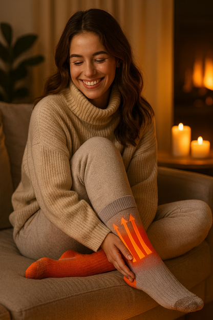 Avanly ThermoCloud™ Sokken – Oplaadbare Verwarmde Sokken voor Ultiem Comfort - Herfstactie 🔥