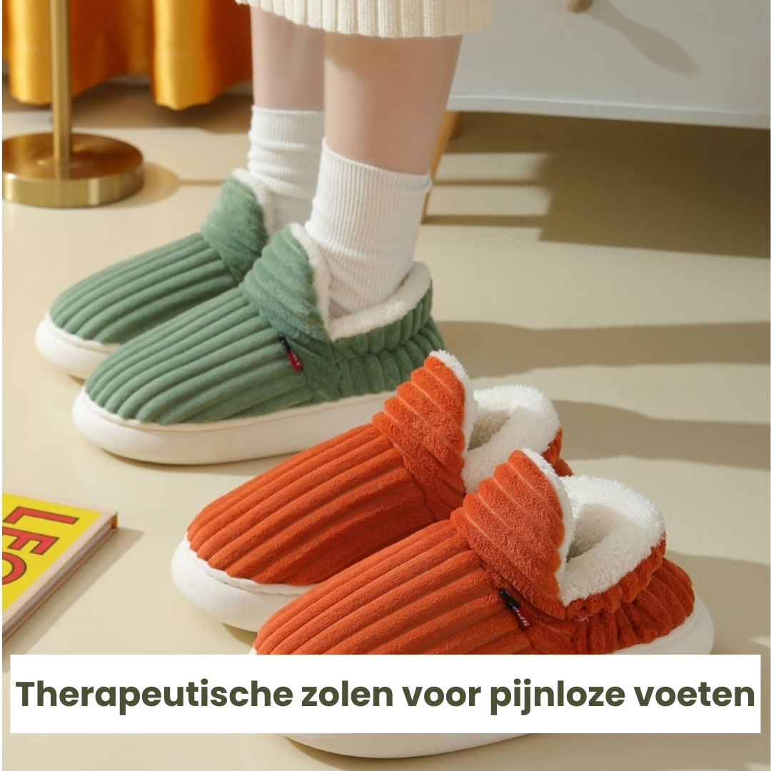 CozyStep™ Fluffy Fleece Sloffen | Herfstdeal 1+1 gratis! 🎁