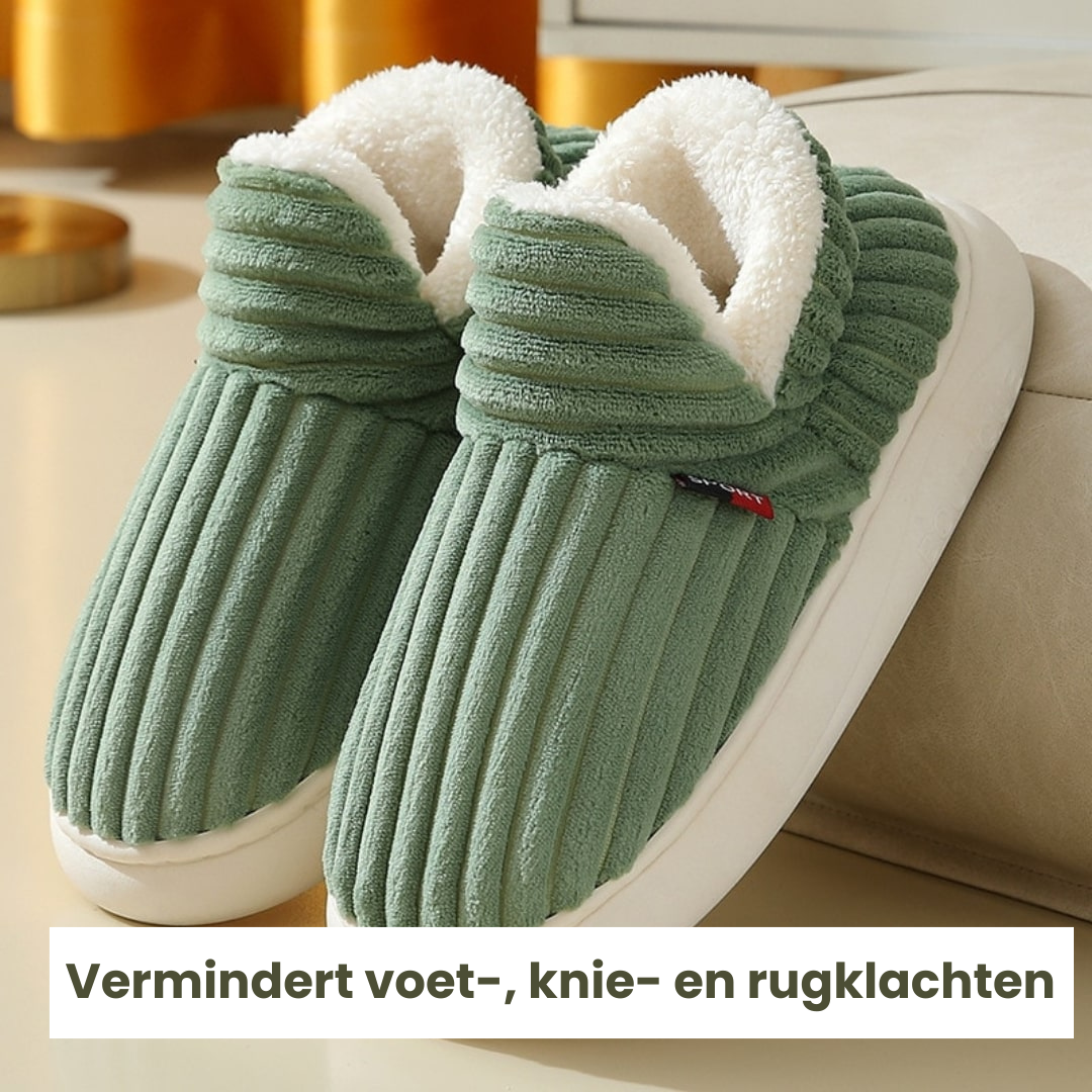 CozyStep™ Fluffy Fleece Sloffen | Herfstdeal 1+1 gratis! 🎁